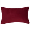 Coussin en velours rouge 30x50